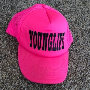 Younglife Pink Trucker SnapBack Hat